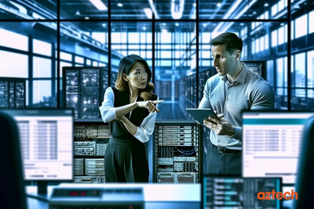 Legacy systems being upgraded in a business environment